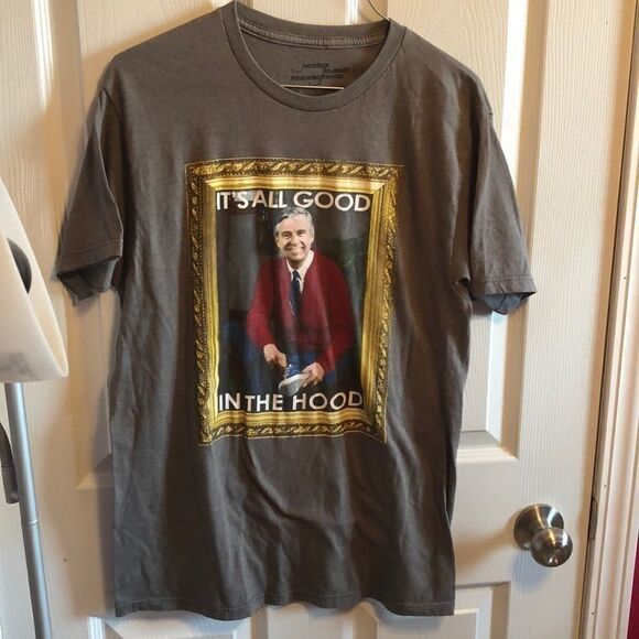 It’s all good In the hood Mr Rogers T-shirt sz M - Picture 2 of 4
